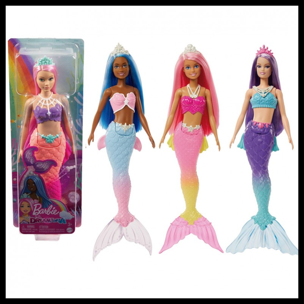 Barbie Core Mermaids - 4 Σχέδια (HGR08) 