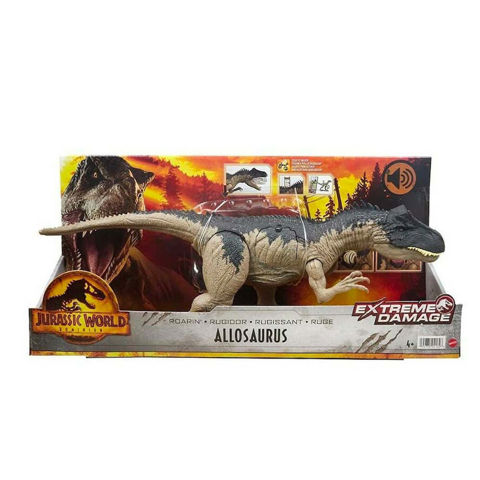 Mattel Jurassic World Allosaurus Δεινόσαυρος Με Ήχους & Κίνηση (HFK06)  / ΠΑΙΧΝΙΔΟΛΑΜΠΑΔΕΣ   