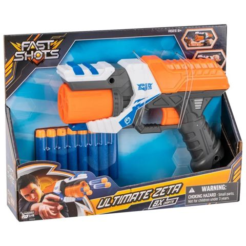 Just Toys Fast Shots Ultimate Zeta With 8 Foam Darts (590045)  / Nerf-Όπλα-Σπαθιά   