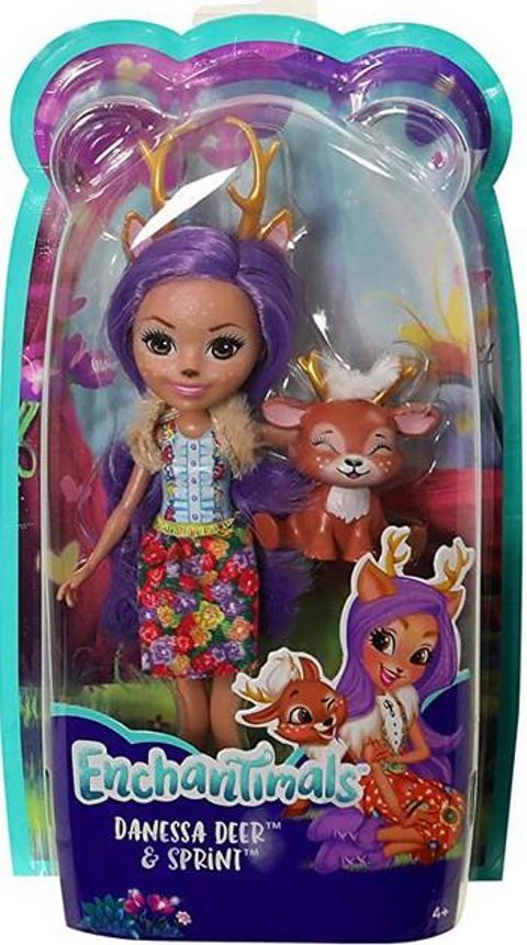 Mattel Enchantimals Mini Doll – Danessa Deer Sprint (FXM75)  /  Μικρόκοσμος Κορίτσι   