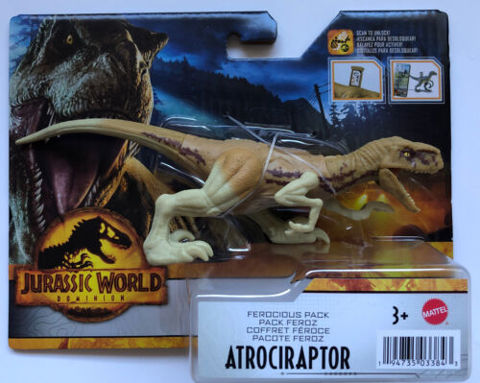 Mattel Jurassic World Dominion Ferocious Pack “Atrociraptor” Dinosaur (beige)  / Δεινόσαυροι-Ζώα   