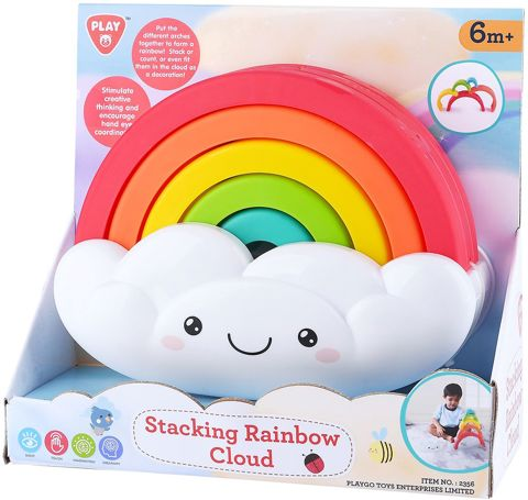 Playgo Stacking Rainbow Cloud (2356)  / Βρεφικά   