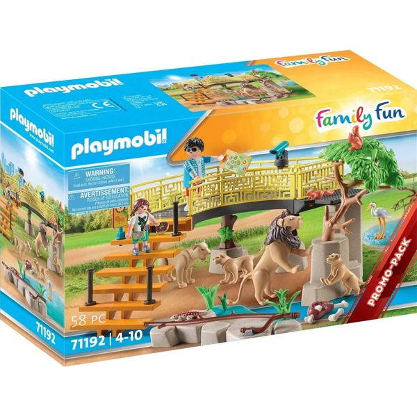 Playmobil Family Fun Οικογένεια Λιονταριών 