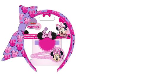 Disney Minnie Στέκα με Φιόγκο και Κοκαλάκια (563148)  / Σετ Ομορφιάς-Κοσμήματα   