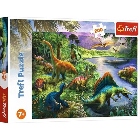 Παιδικό Puzzle Predatory Dinosaurs 200pcs για 7+ Ετών Trefl  /  Puzzles   