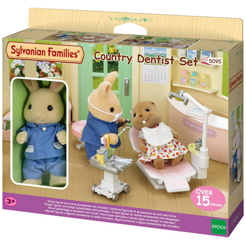 THE SYLVANIAN FAMILIES DENTIST SET WITH FIGURE 5095   / Girls   
