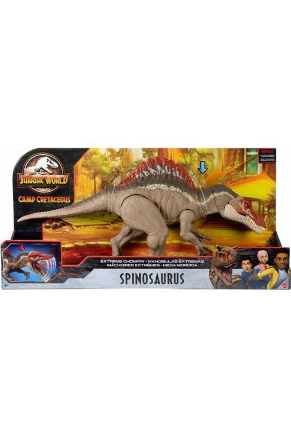 Jurassic World Extreme Chompin Spinosaurus Biting Dinosaur 