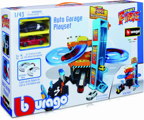 Bburago Street Fire Auto Garaze [18/30361]  / Αγόρι Αμάξια-Μηχανές-Τρένα-Τανκς-αεροπλανα-ελικοπτερα   