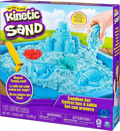 Spin Master Kinetic Sand Box Set Blue  / Πλαστελίνη   
