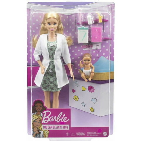 BARBIE ΓΙΑΤΡΟΣ ΓΙΑ ΜΩΡΑΚΙ GVK03  / Barbie-Κούκλες Μόδας   