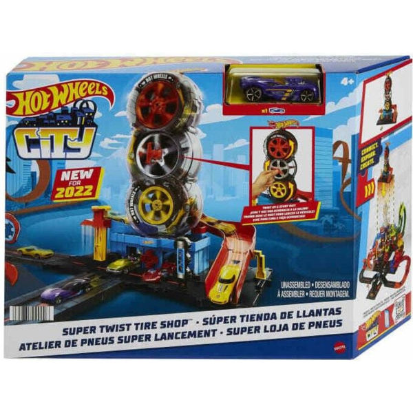 Hot Wheels Track City With Spinning Wheels (HDP02) 