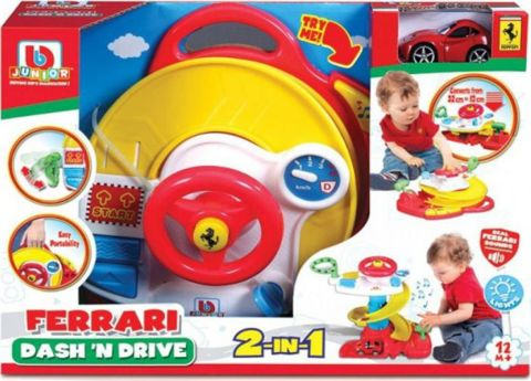 Junior BB Ferrari Dash 'N Drive - Πίστα με τιμονιέρα 16/88803  / Άλλα βρεφικά   