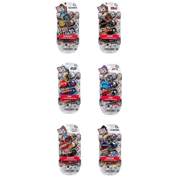 Spin Master Set Miniature Skateboard 4 Pieces 