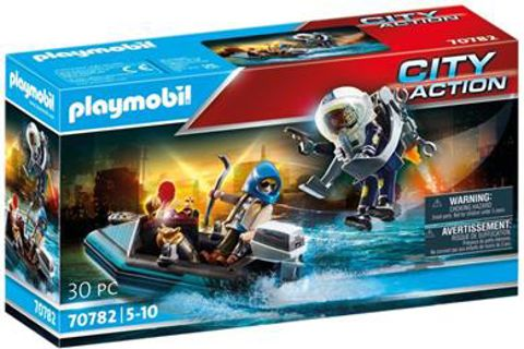 Playmobil Art Thief Arrested By Police Jetpack   / Playmobil   