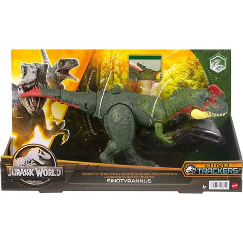 Mattel Jurassic World Dominion Gigantic Tracker Sinotyrannus Νέοι Μεγάλοι Δεινόσαυροι 35 εκ. HLP25  / Δεινόσαυροι-Ζώα   