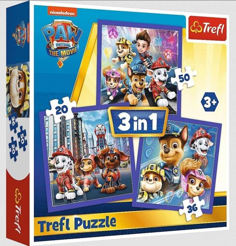 3 Puzzles - Paw Patrol  /  Puzzles   