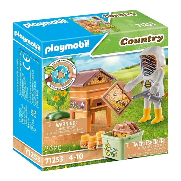 Playmobil Country Μελισσοκόμος Με Κηρήθρες 