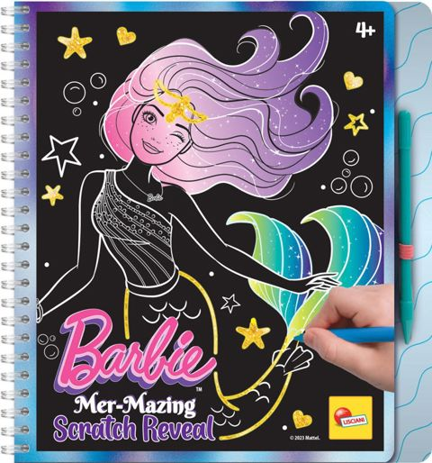 BARBIE SKETCH BOOK MER-MAZING SCRATCH REVEAL (12 ΤΜΧ)  / Σετ ζωγραφικής-Σχολικά   