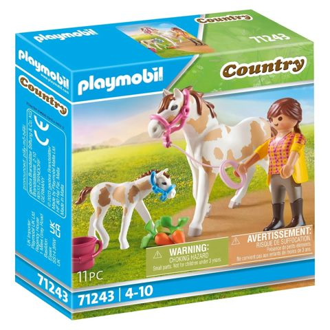 Playmobil Country Αναβάτρια Με Άλογο Και Πουλάρι  / Playmobil   