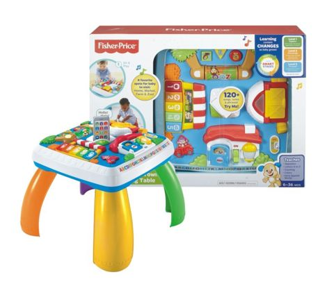  Fisher Price Laugh & Learn Εκπαιδευτικό Τραπέζι (DRH43)   / Fisher Price-WinFun-Clementoni-Playgo   