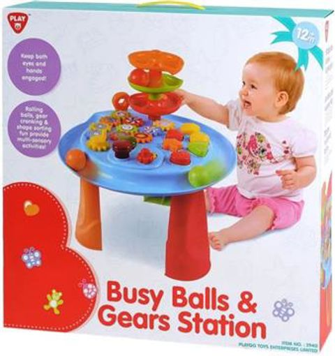  Playgo Τραπέζι Δραστηριοτήτων Busy Balls & Gears Station (2940)   / Fisher Price-WinFun-Clementoni-Playgo   