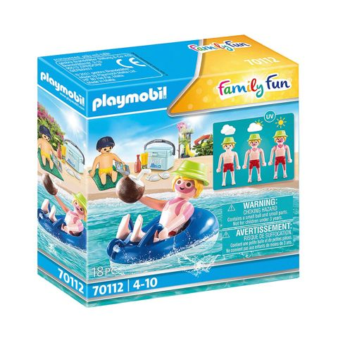 Vacationer with inflatable bun   / Playmobil   