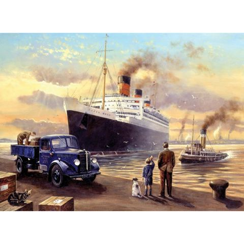 Royal & Langnickel Ζωγραφική με Νούμερα 30x40cm Υπερωκεάνειο Queen Mary  / ΕΚΠΑΙΔΕΥΤΙΚΑ   