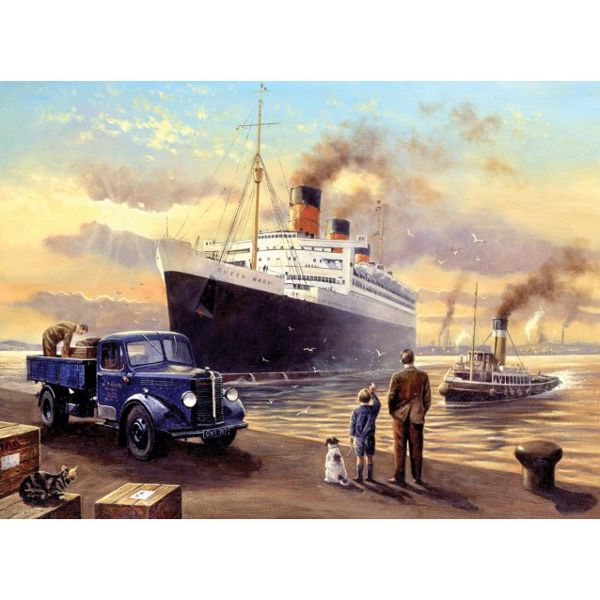 Royal & Langnickel Ζωγραφική με Νούμερα 30x40cm Υπερωκεάνειο Queen Mary 