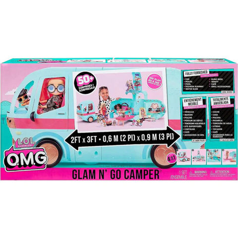MGA Entertainment L.O.L Surprise OMG Glam N' Go Camper 502500EUC  / Barbie-Κούκλες Μόδας   