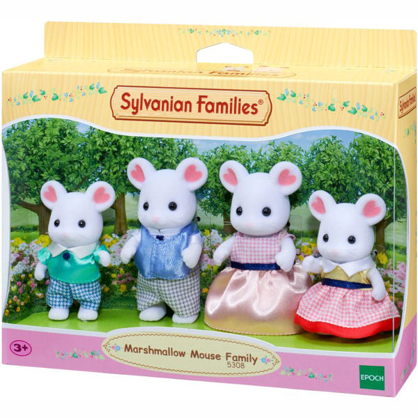 Sylvanian Families: Marshmallow Mouse Family 5308 