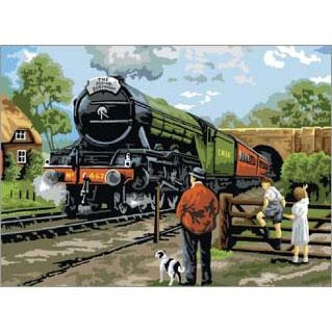 Royal & Langnickel Ζωγραφική με Νούμερα 30x40cm Τρένο  / Σετ ζωγραφικής-Σχολικά   