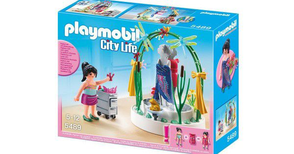 Playmobil City Life Διακοσμήτρια με Led Βιτρίνα Ρούχων 5489 