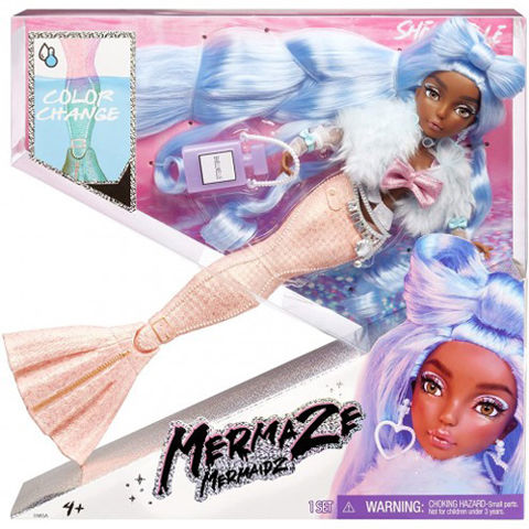 MGA Mermaze Mermaidz Color Change Κούκλα Γοργόνα Shellnelle 34cm 580829EUC  / Barbie-Κούκλες Μόδας   