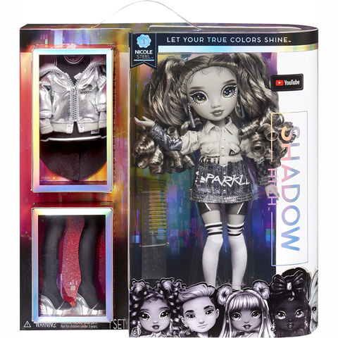 MGA Rainbow High Shadow High Nicole Steel 583585EUC  / Barbie-Κούκλες Μόδας   