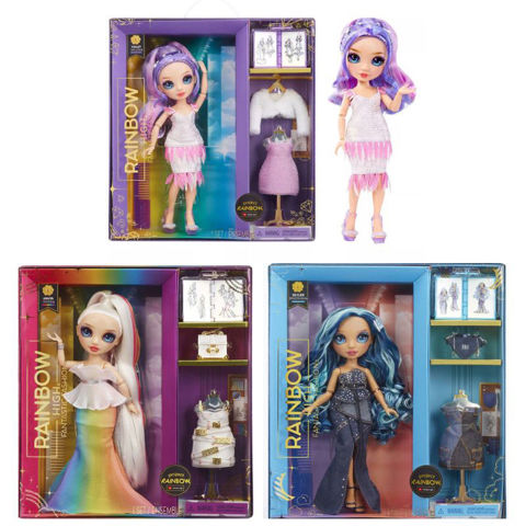 MGA Entertainment Rainbow High Studio Φορέματα Πασαρέλας Σειρά 2- Σχέδια 587354EUC  / Barbie-Κούκλες Μόδας   