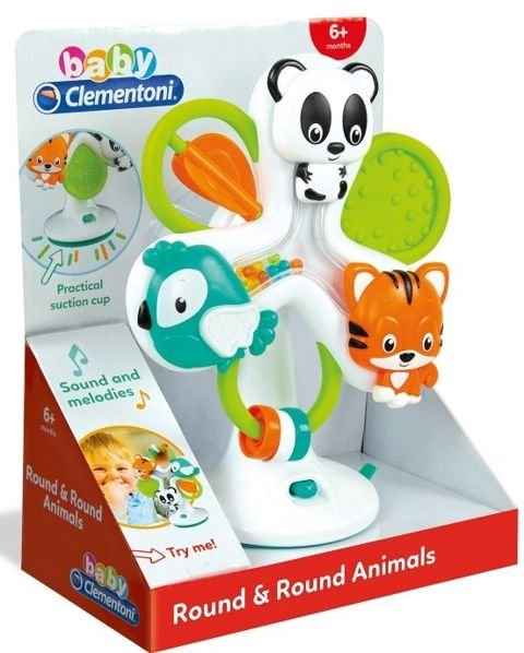 baby Clementoni Baby Βρεφικό Παιχνίδι Ζωάκια Στο Καρουζέλ Για 6+ Μηνών  / Fisher Price-WinFun-Clementoni-Playgo   