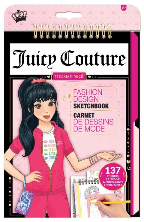 Make it Real - Juicy Couture | Juicy Couture Fashion Design Sketchbook  / Σετ ζωγραφικής-Σχολικά   