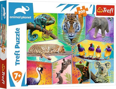 Trefl 13280 Exotic World 200 Teile, für Kinder ab 7 Jahren Puzzle Pieces, Exotisch Welt  /  Puzzles   