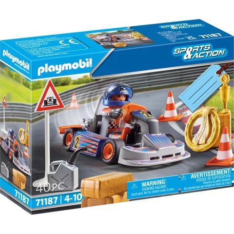 Playmobil Sports And Action Gift Set Αγώνας Go-Kart  / Playmobil   