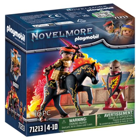 Playmobil Novelmore Burnham Raiders - Ιππότης Και Άλογο Της Φωτιάς  / Playmobil   