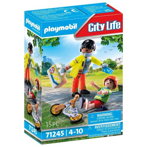 Playmobil City Life Διασώστης Και Παιδάκι  / Playmobil   