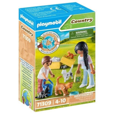 Playmobil Οικογένεια με Γατούλες (71309)  / Playmobil   