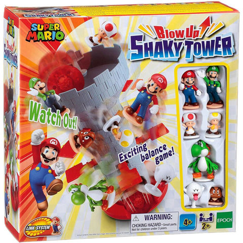 Epoch Επιτραπέζιο Super Mario Blow Up! Shaky Tower 7356  / Πίστες-Γκαράζ   