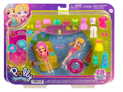 Mattel Polly - Pack Fruity Pool Fun  / Σπιτάκια-Playset- Polly Pocket   