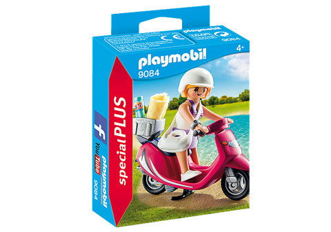 Girl on a scooter  / Playmobil   