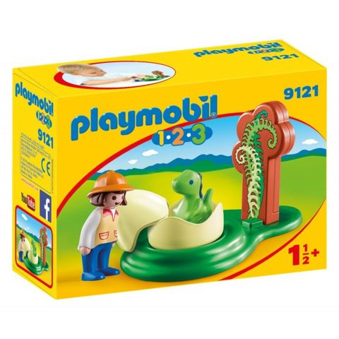  PLAYMOBIL 9121 Explorer with Newborn Dinosaur  / Playmobil   