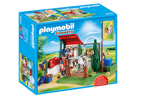 Σταθμός περιποίησης αλόγων  / Playmobil   