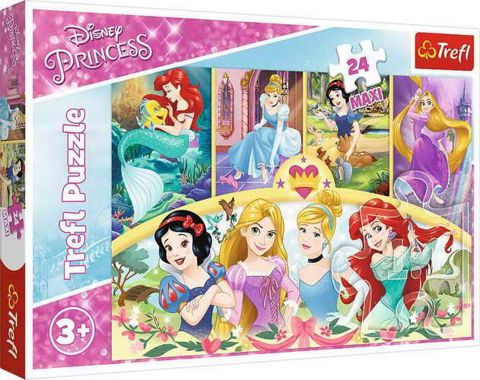 TREFL Puzzle - Princess 24pcs maxi 60x40cm (817-14294)  /  Puzzles   