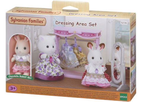  Chocolate Rabbit Set Girl With Sylvanian Famili Clothes Tester  / Kitchenware-Houseware   