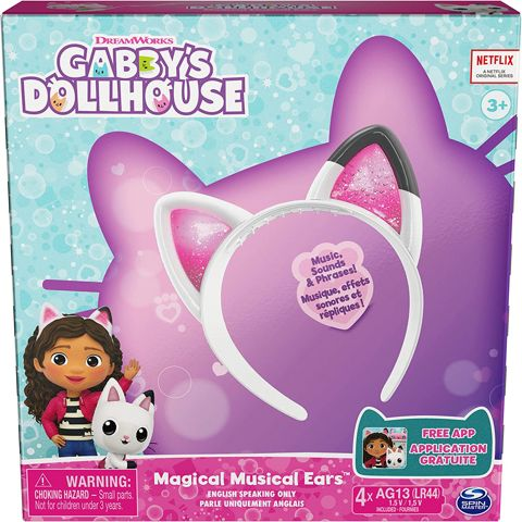 Gabby's Dollhouse, Magical Musical Cat Ears with Lights, Music, Sounds and Phrases, Kids Toys for Ages 3 and up  /  Μικρόκοσμος Κορίτσι   